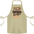 70 Year Old Banger Birthday 70th Year Old Cotton Apron 100% Organic Khaki