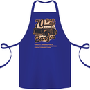 70 Year Old Banger Birthday 70th Year Old Cotton Apron 100% Organic Royal Blue