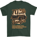 70 Year Old Banger Birthday 70th Year Old Mens T-Shirt 100% Cotton Forest Green