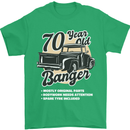 70 Year Old Banger Birthday 70th Year Old Mens T-Shirt 100% Cotton Irish Green
