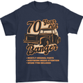 70 Year Old Banger Birthday 70th Year Old Mens T-Shirt 100% Cotton Navy Blue