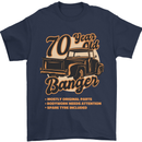 70 Year Old Banger Birthday 70th Year Old Mens T-Shirt 100% Cotton Navy Blue