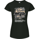 70 Year Old Banger Birthday 70th Year Old Womens Petite Cut T-Shirt Black