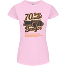 70 Year Old Banger Birthday 70th Year Old Womens Petite Cut T-Shirt Light Pink