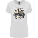 70 Year Old Banger Birthday 70th Year Old Womens Wider Cut T-Shirt White