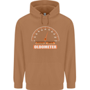 70th Birthday 70 Year Old Ageometer Funny Mens 80% Cotton Hoodie Caramel Latte