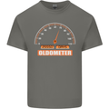 70th Birthday 70 Year Old Ageometer Funny Mens Cotton T-Shirt Tee Top Charcoal