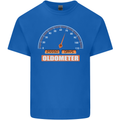 70th Birthday 70 Year Old Ageometer Funny Mens Cotton T-Shirt Tee Top Royal Blue