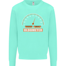 70th Birthday 70 Year Old Ageometer Funny Mens Sweatshirt Jumper Peppermint