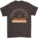 70th Birthday 70 Year Old Ageometer Funny Mens T-Shirt 100% Cotton Dark Chocolate
