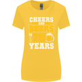 70th Birthday 70 Year Old Funny Alcohol Womens Wider Cut T-Shirt Yellow