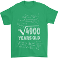 70th Birthday 70 Year Old Geek Funny Maths Mens T-Shirt 100% Cotton Irish Green