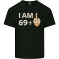 70th Birthday Funny Offensive 70 Year Old Mens Cotton T-Shirt Tee Top Black
