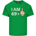 70th Birthday Funny Offensive 70 Year Old Mens Cotton T-Shirt Tee Top Irish Green