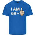 70th Birthday Funny Offensive 70 Year Old Mens Cotton T-Shirt Tee Top Royal Blue