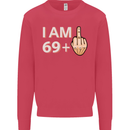 70th Birthday Funny Offensive 70 Year Old Mens Sweatshirt Jumper Heliconia