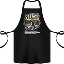 80 Year Old Banger Birthday 80th Year Old Cotton Apron 100% Organic Black