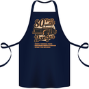 80 Year Old Banger Birthday 80th Year Old Cotton Apron 100% Organic Navy Blue