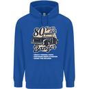 80 Year Old Banger Birthday 80th Year Old Mens 80% Cotton Hoodie Royal Blue