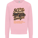 80 Year Old Banger Birthday 80th Year Old Mens Sweatshirt Jumper Light Pink
