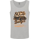 80 Year Old Banger Birthday 80th Year Old Mens Vest Tank Top Sports Grey