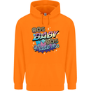 80s Baby 90s Made Me Music Pop Rock Childrens Kids Hoodie Orange