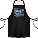 80s Baby 90s Made Me Music Pop Rock Cotton Apron 100% Organic Black