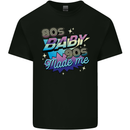 80s Baby 90s Made Me Music Pop Rock Kids T-Shirt Childrens Black