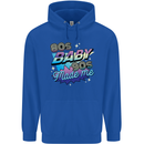 80s Baby 90s Made Me Music Pop Rock Mens 80% Cotton Hoodie Royal Blue