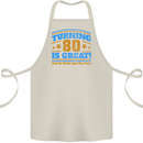 80th Birthday Turning 80 Is Great Cotton Apron 100% Organic Natural