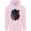 A Black Panther Childrens Kids Hoodie Light Pink
