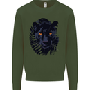 A Black Panther Kids Sweatshirt Jumper Forest Green