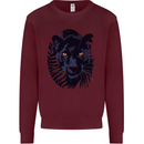 A Black Panther Kids Sweatshirt Jumper Maroon