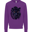 A Black Panther Kids Sweatshirt Jumper Purple