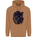 A Black Panther Mens 80% Cotton Hoodie Caramel Latte