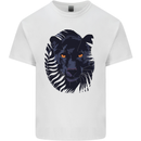 A Black Panther Mens Cotton T-Shirt Tee Top White