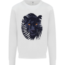 A Black Panther Mens Sweatshirt Jumper White