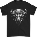 A Buffalo Head Mens T-Shirt 100% Cotton Black