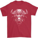 A Buffalo Head Mens T-Shirt 100% Cotton Red