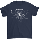 A Buffalo Mens T-Shirt 100% Cotton Navy Blue