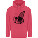 A Butterfly Skull Childrens Kids Hoodie Heliconia