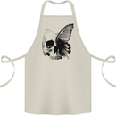A Butterfly Skull Cotton Apron 100% Organic Natural