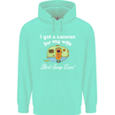 A Caravan for My Wife Caravanning Funny Mens 80% Cotton Hoodie Peppermint