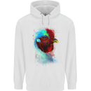 A Chicken Watercolour Childrens Kids Hoodie White