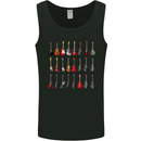A Collection of Guitars Guitarist Electric Mens Vest Tank Top Black