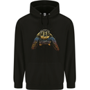 A Colourful Turtle Animals Ecology Ocean Mens 80% Cotton Hoodie Black