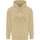 A Colourful Turtle Animals Ecology Ocean Mens 80% Cotton Hoodie Sand