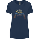 A Colourful Turtle Animals Ecology Ocean Womens Wider Cut T-Shirt Navy Blue