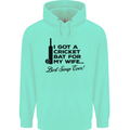 A Cricket Bat for My Wife Best Swap Ever! Mens 80% Cotton Hoodie Peppermint