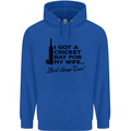 A Cricket Bat for My Wife Best Swap Ever! Mens 80% Cotton Hoodie Royal Blue